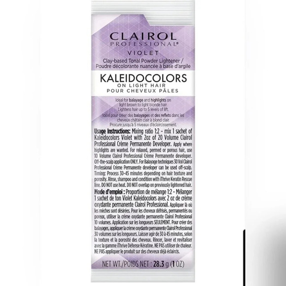 18  Pieces Violet Clairol Professional Kaleidocolors Clay Based Tonal Powder - Picture 1 of 5